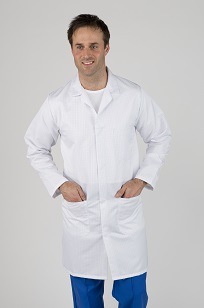 Anti Static Smock Coat 245gsm Poly Cotton with Anti Static Grid