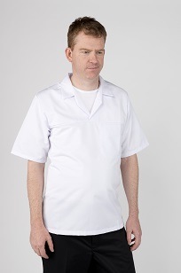 Bakers Top Short Sleeved 245gsm Poly Cotton